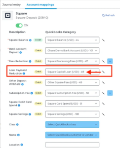 Square accounting software